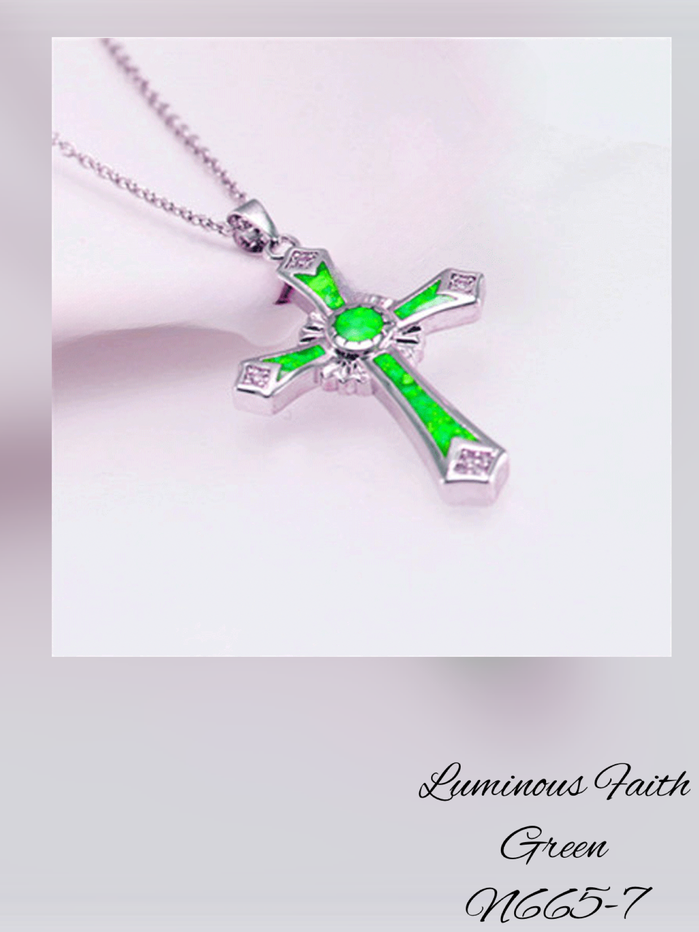 N665-7 Luminous Faith Green