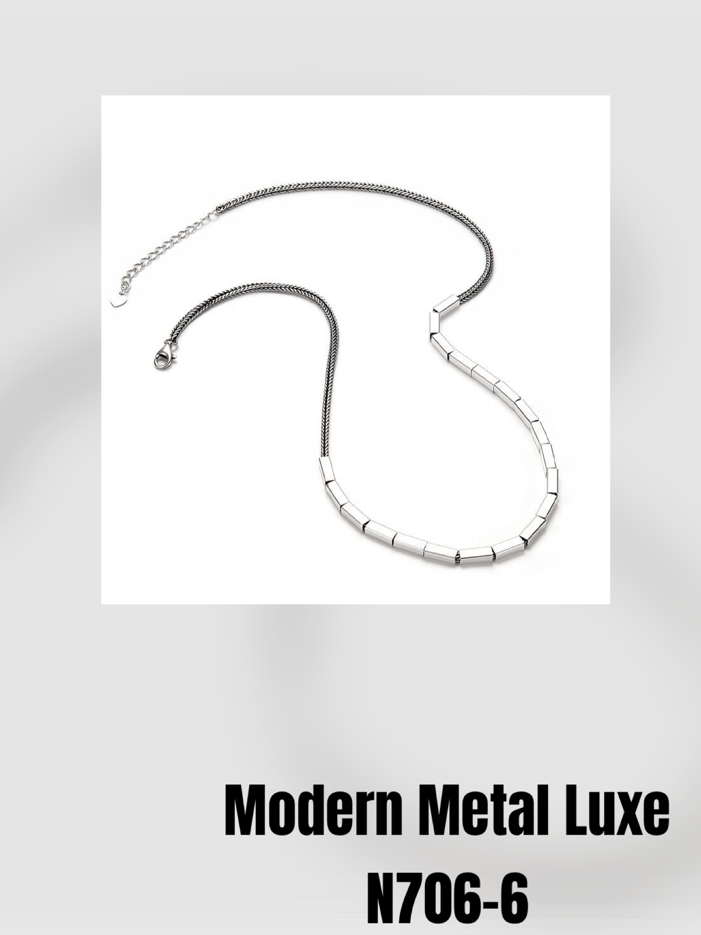 N706-6 Modern Metal Luxe