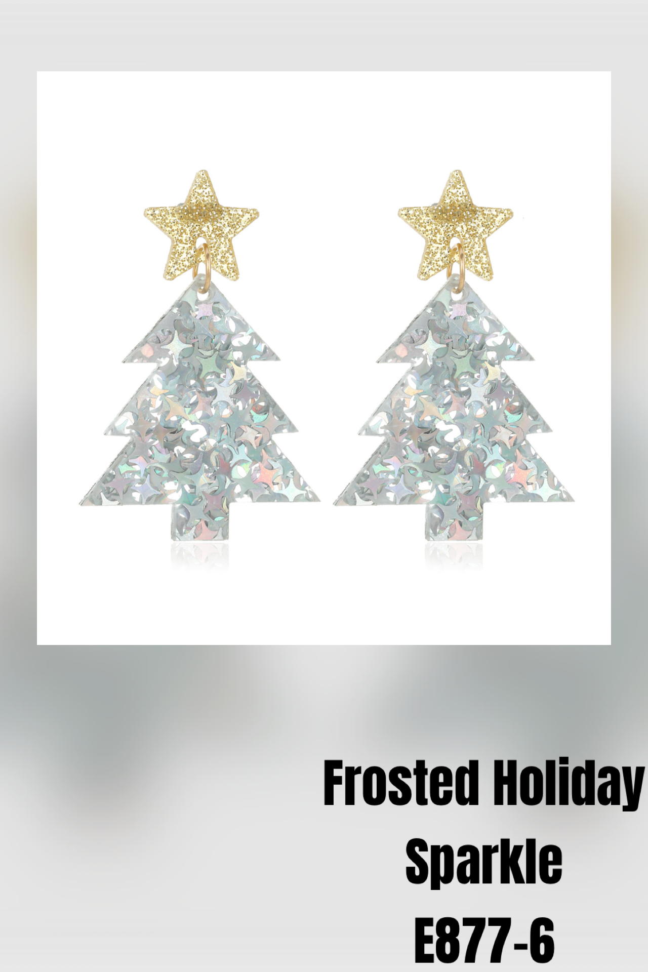 E877-6 Frosted Holiday Sparkle