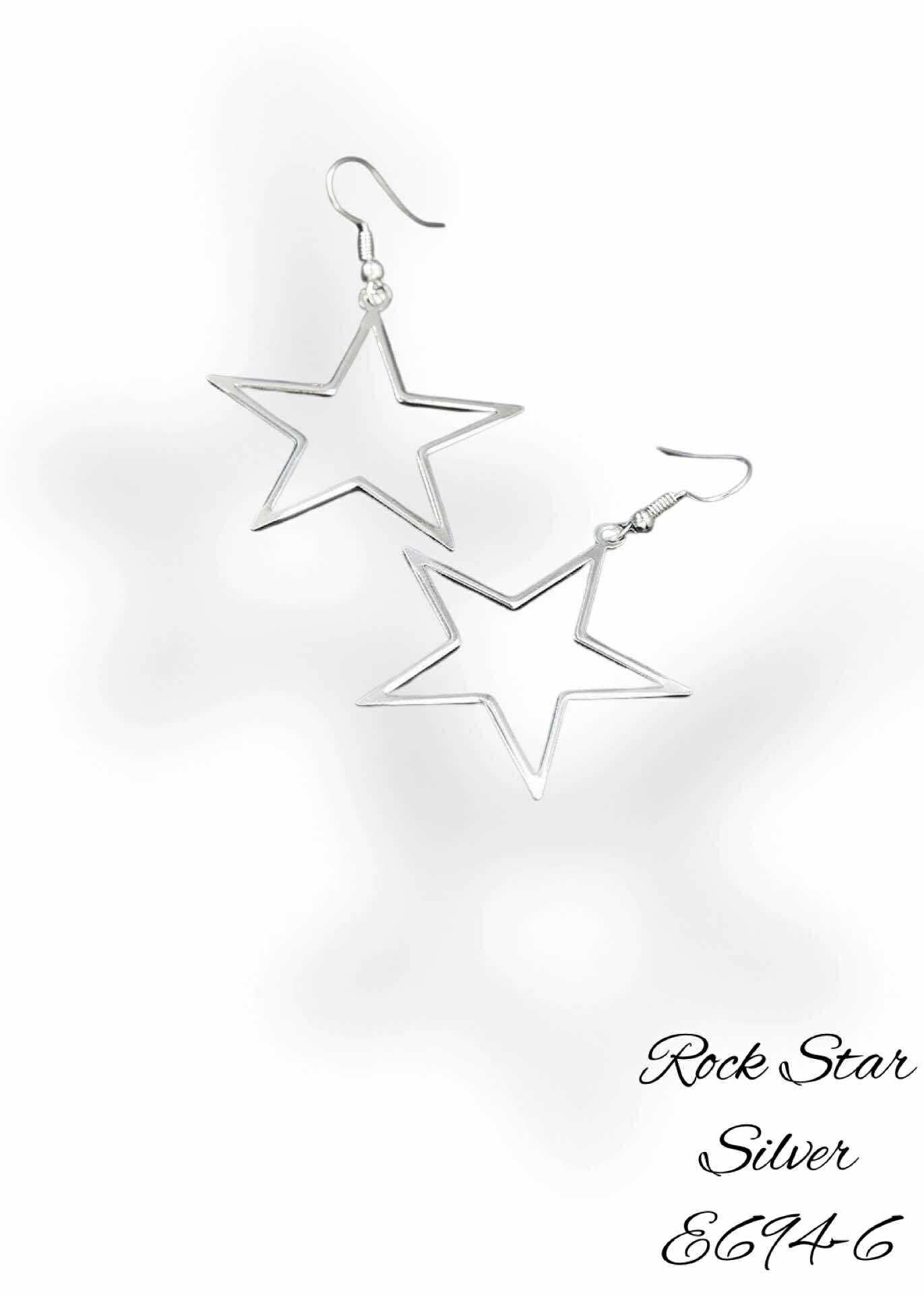 E694-6 Rock Star Silver