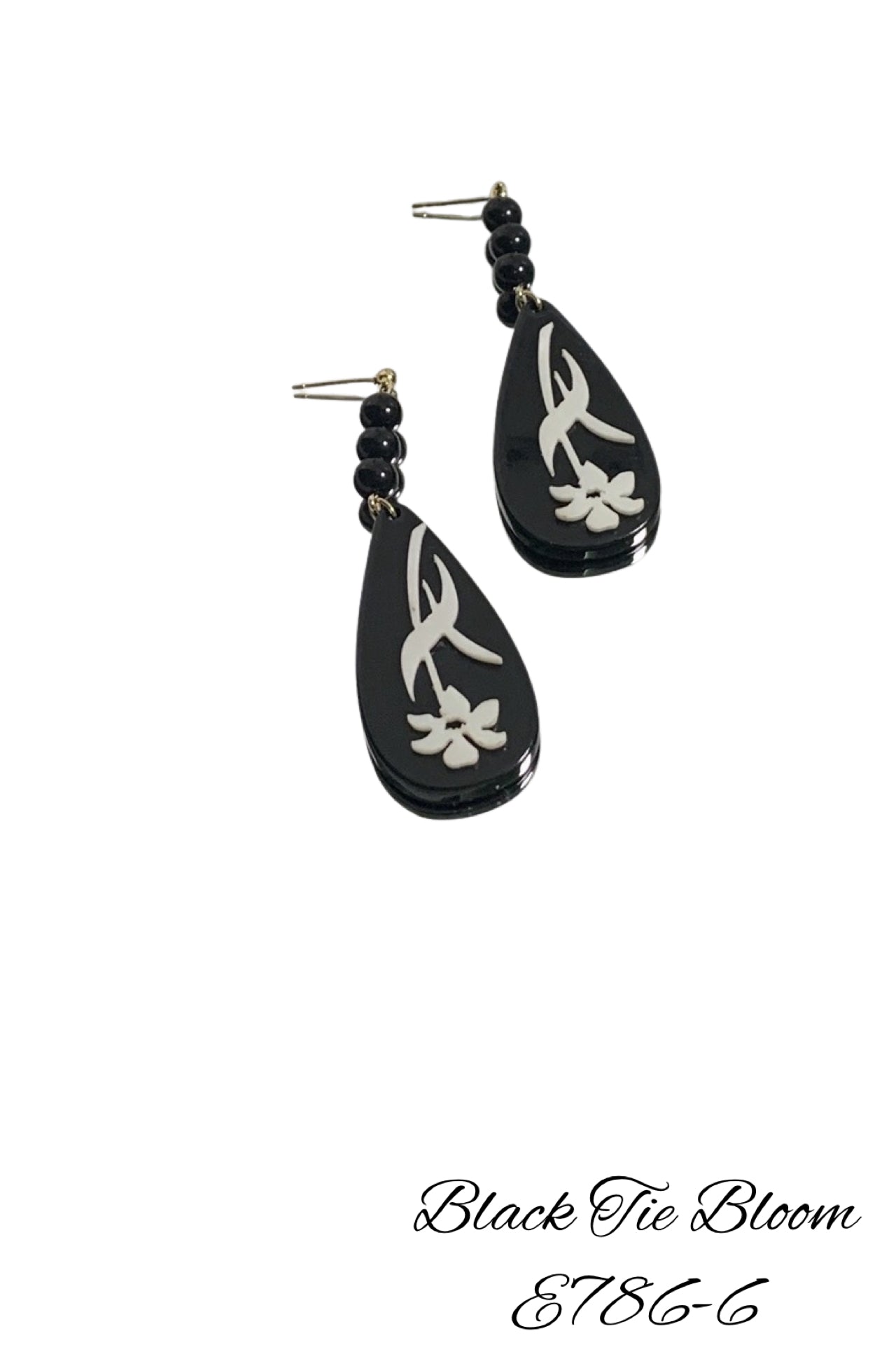 E786-6 Black Tie Blooms