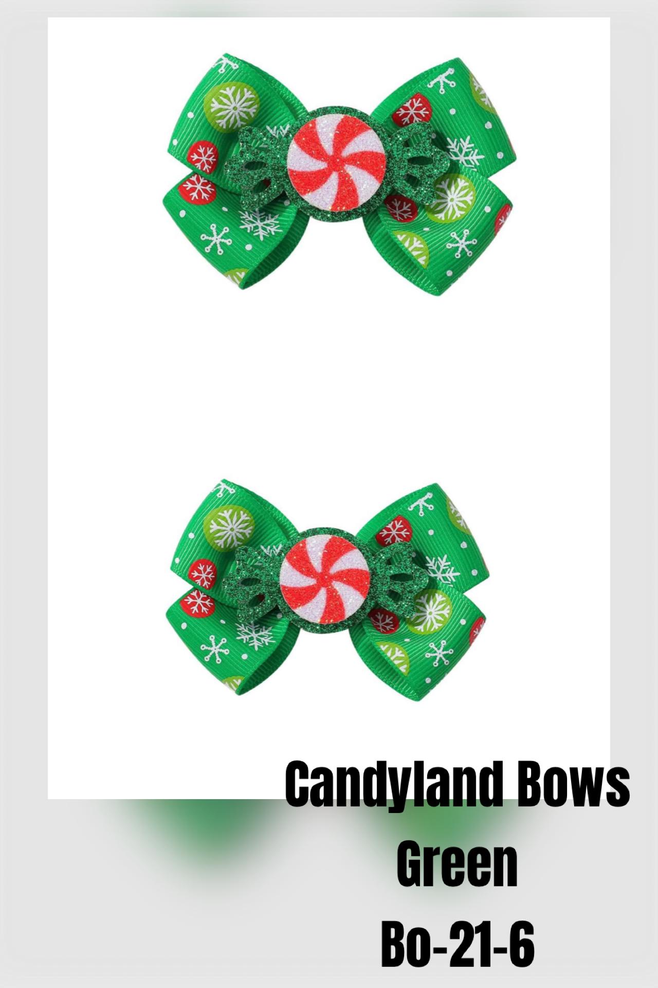 Bo-21-6 Candyland Bows (Green)