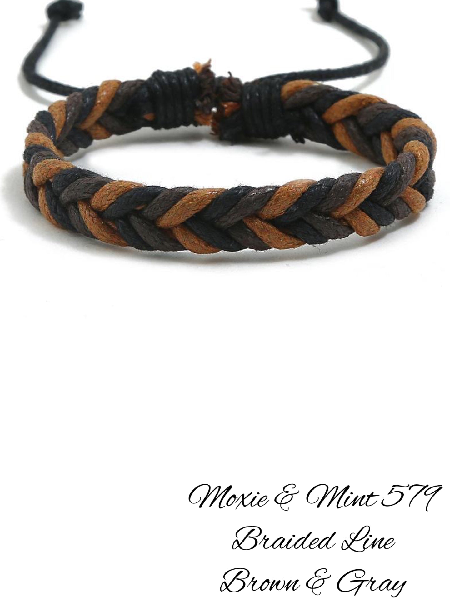 MM575-6 Braided Line Brown & Gray