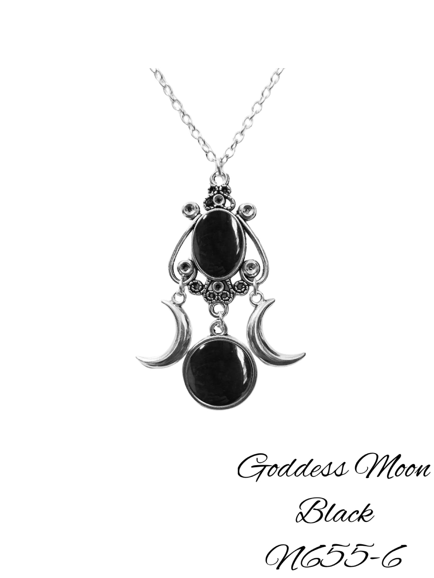 N655-6 Goddess Moon Black