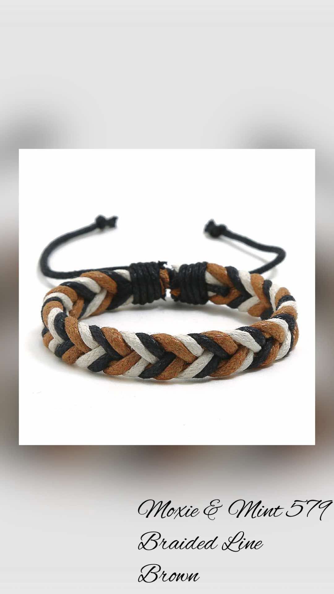 B149-5 Braided Line Brown