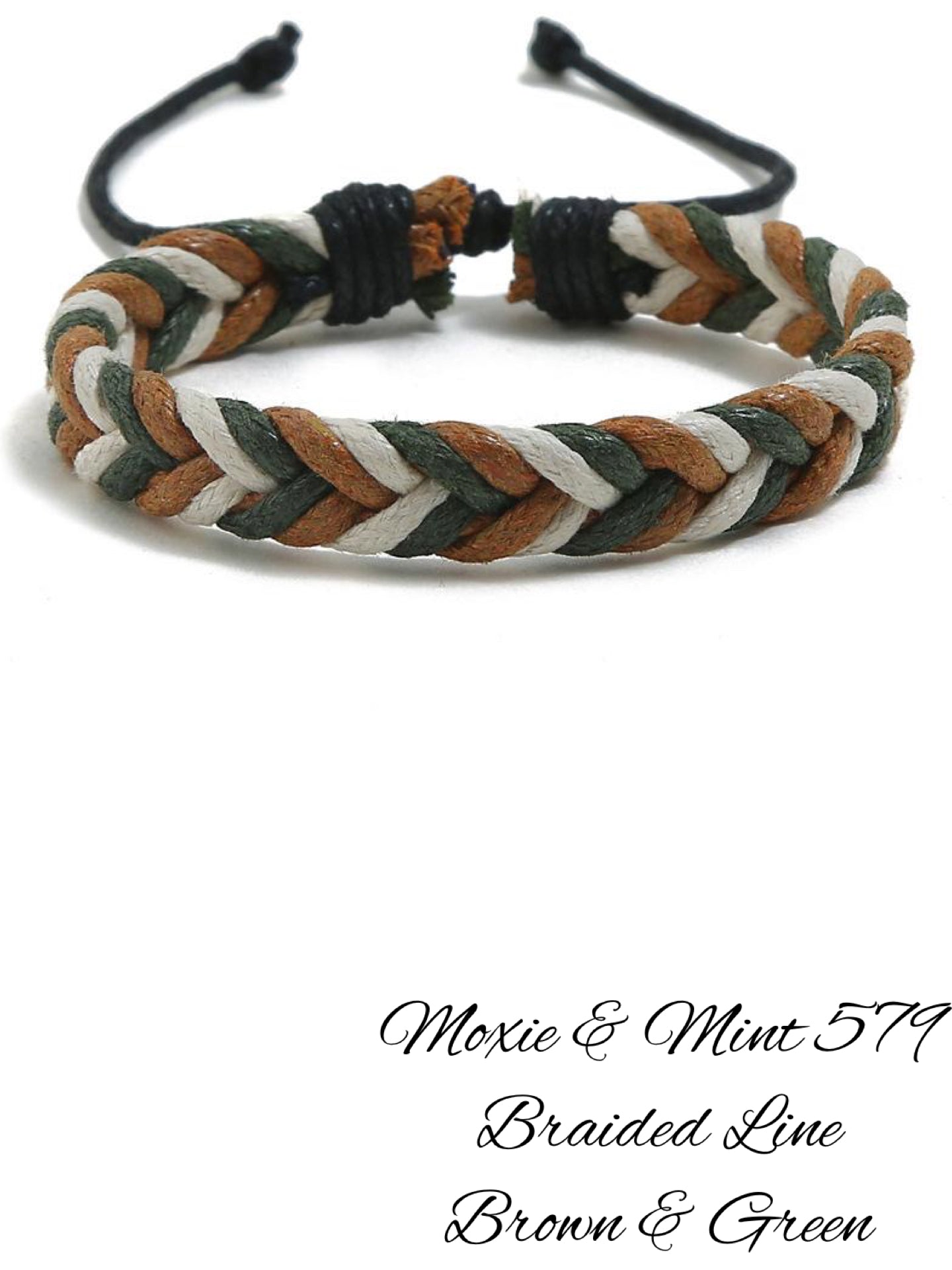 MM 574-6 Braided Line Brown & Green