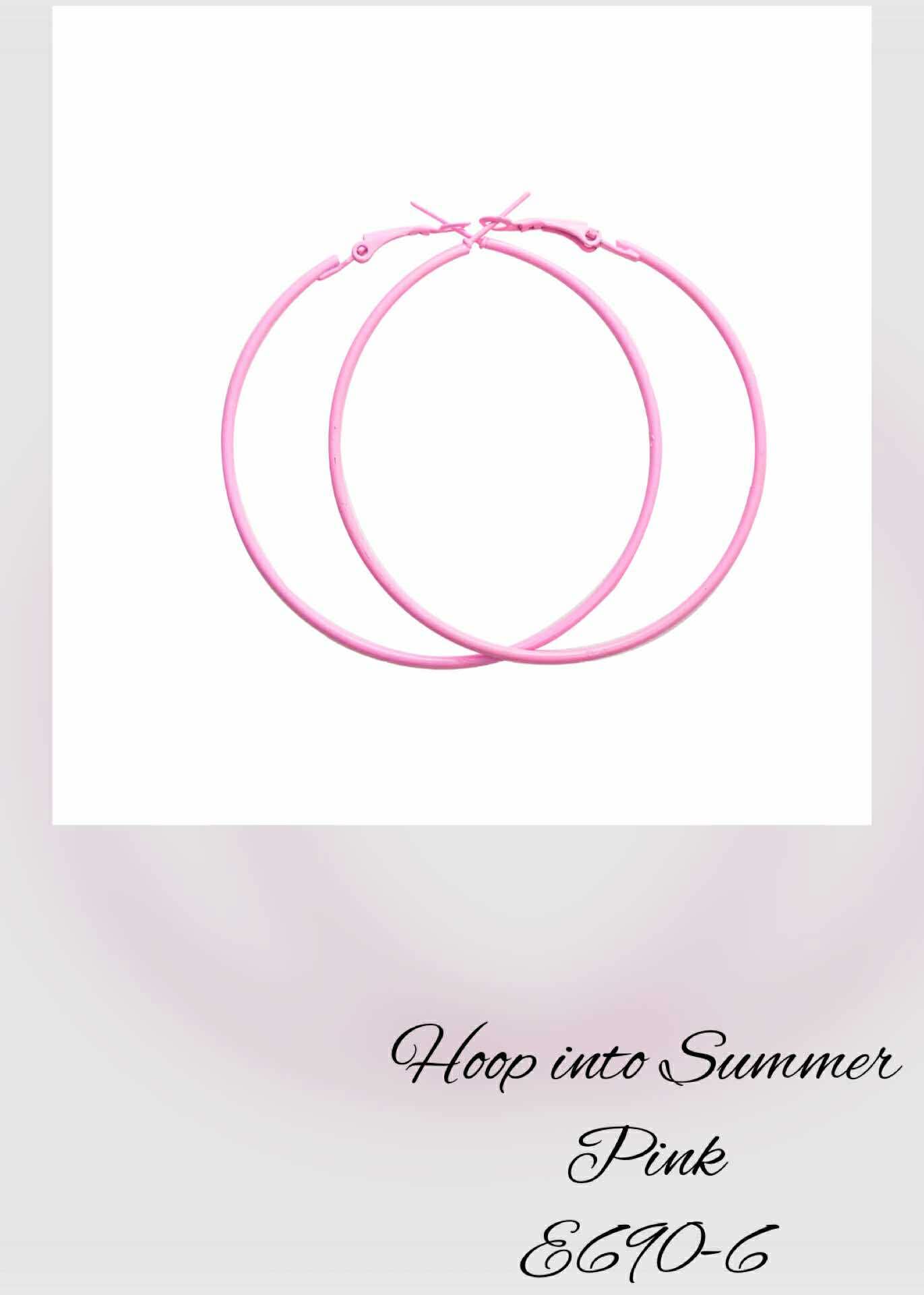 E690-6 Hoop into Summer Pink