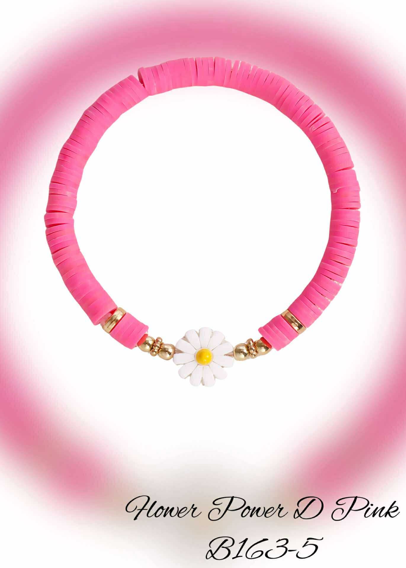 B163-5 Flower Power D. Pink