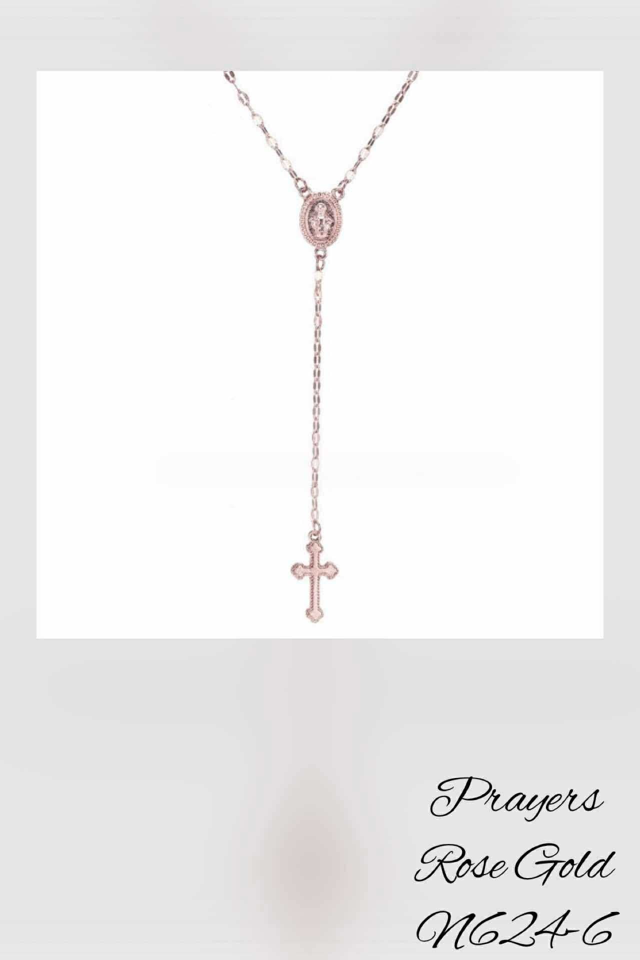 N624-6 Prayers Rose Gold
