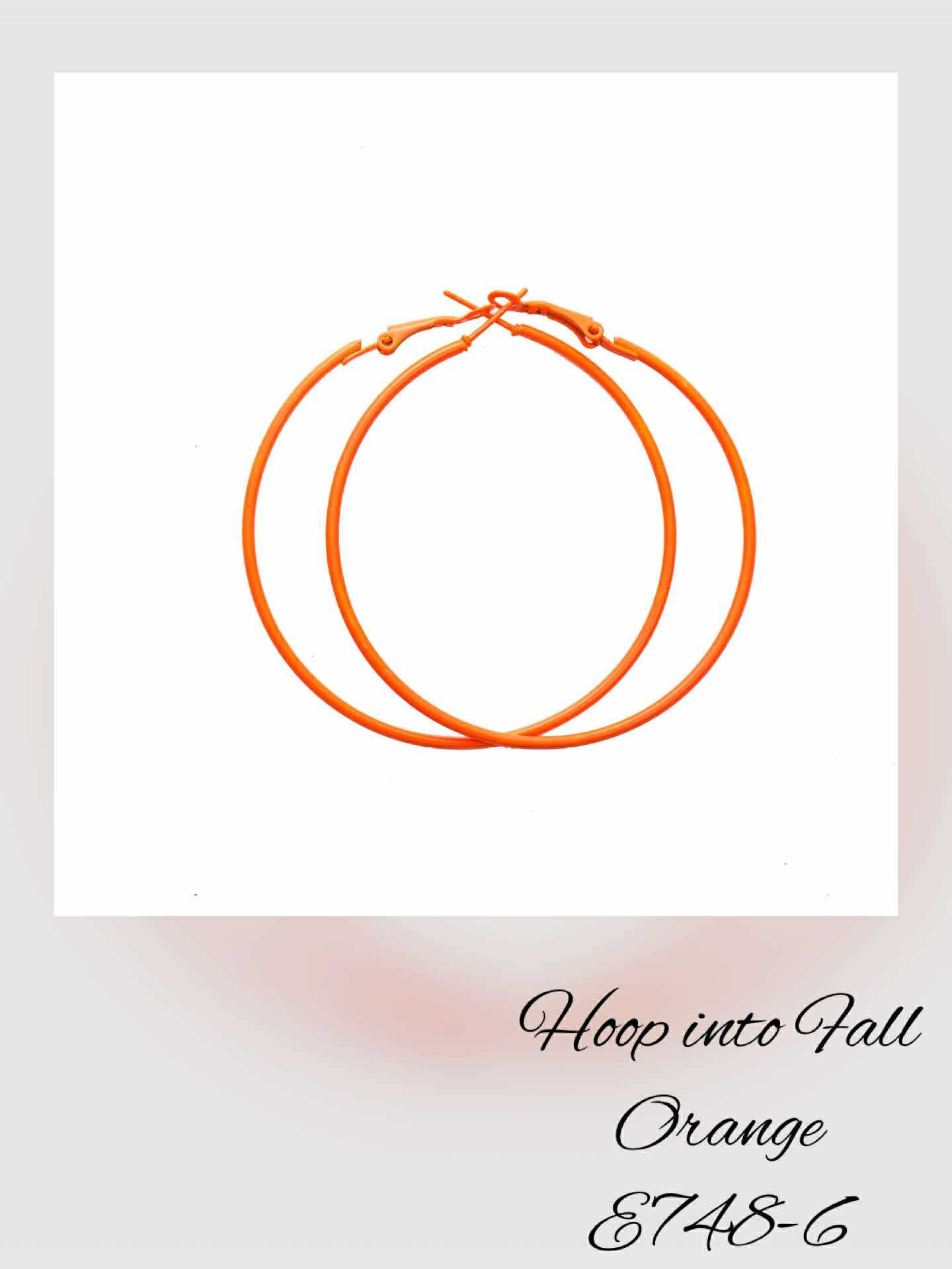 E748-6 Hoop into Fall Orange