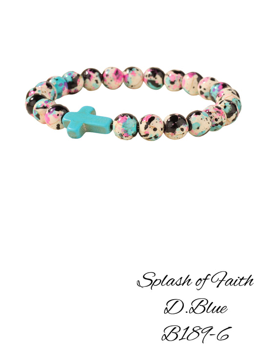 B189-6 Splash of Faith  D.Blue