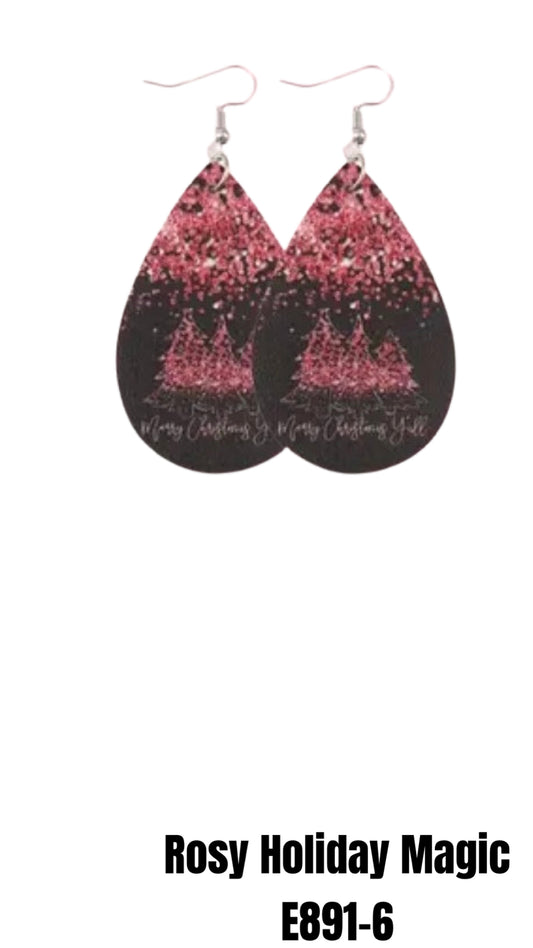 E891-6 Rosy Holiday Magic