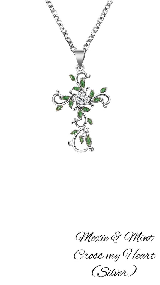 N495-5 Cross my Heart Silver