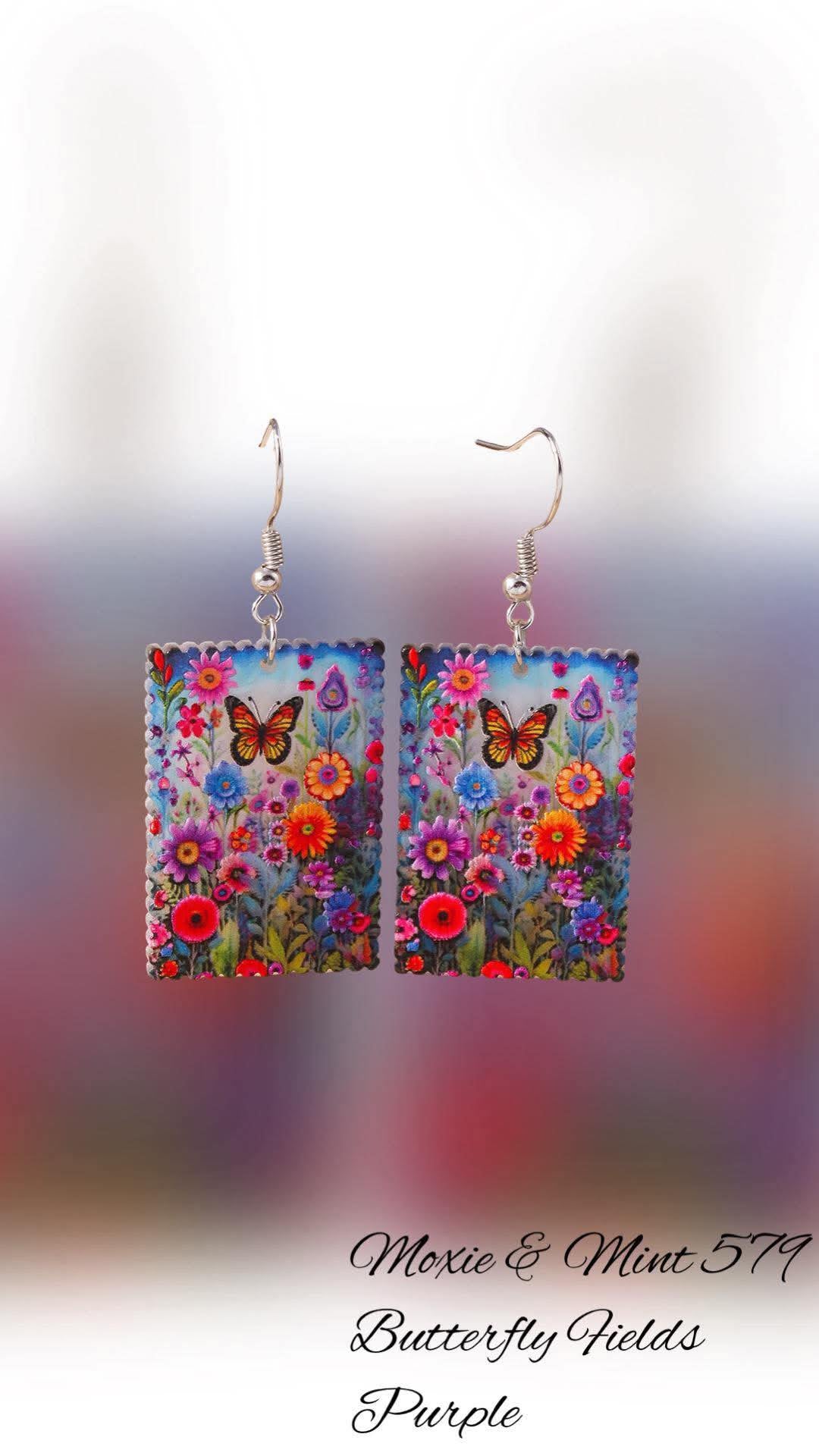 E635-5 Butterfly Fields Purple