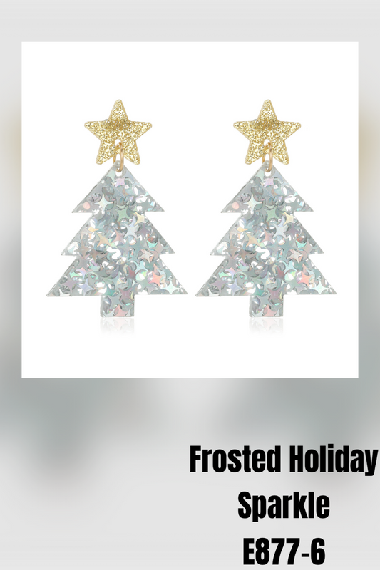 E877-6 Frosted Holiday Sparkle