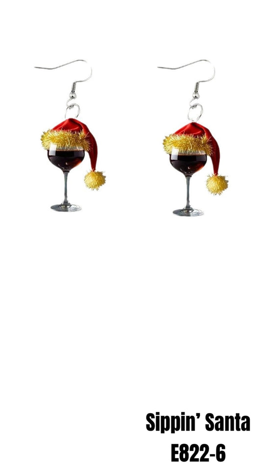E822-6 Sippin' Santa