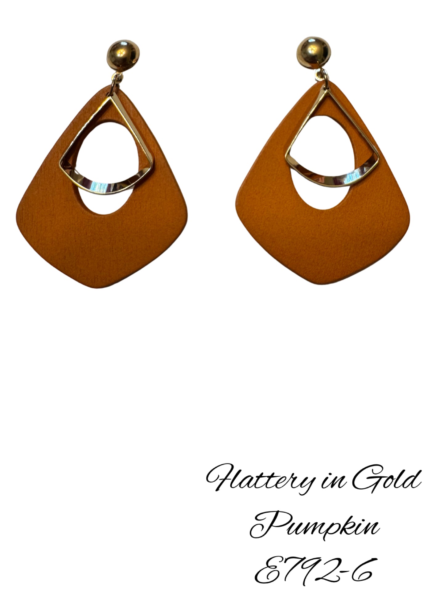 E791-6 Flattery in Gold Pumpkin