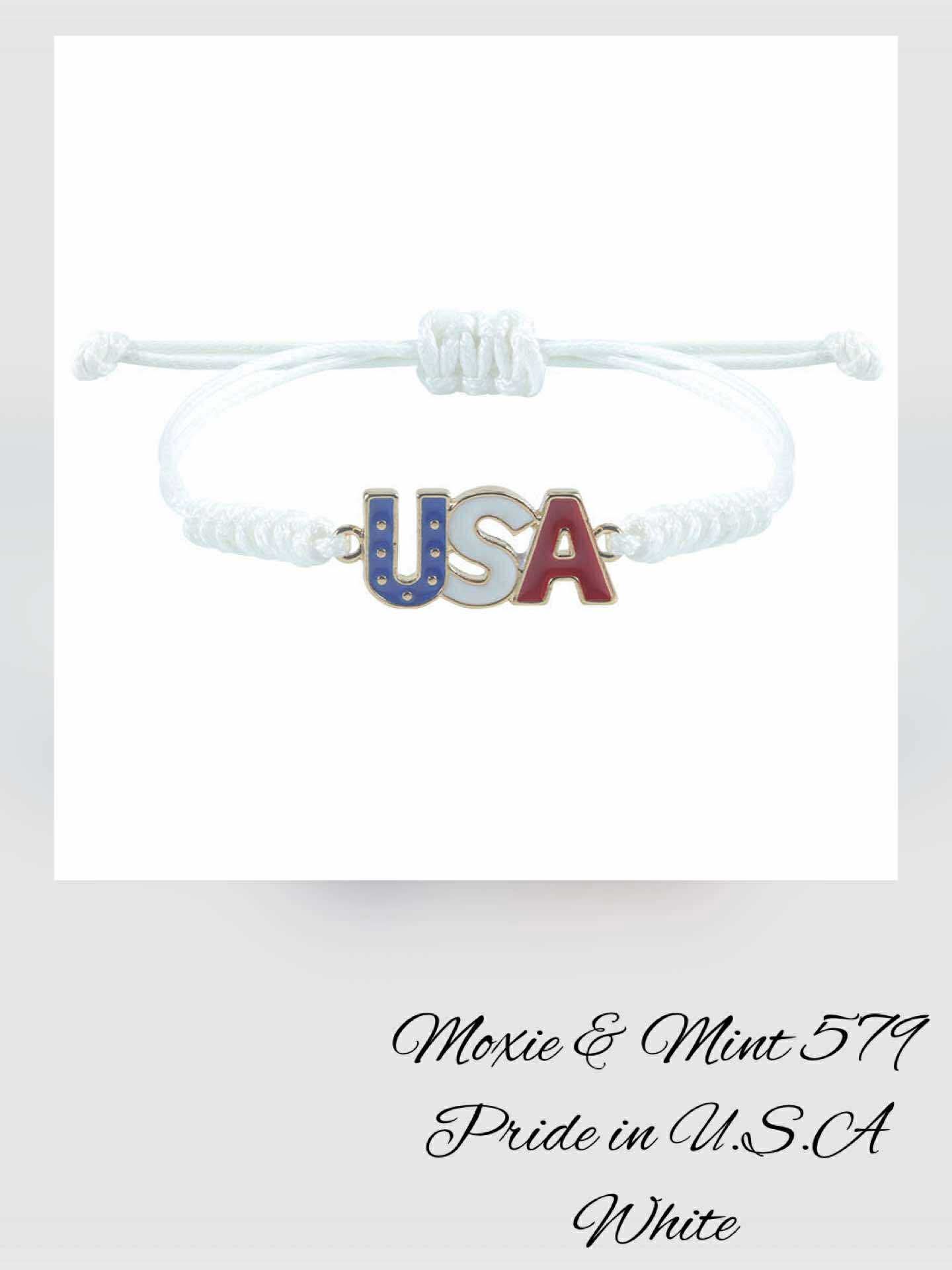 B155-6 Pride in USA White