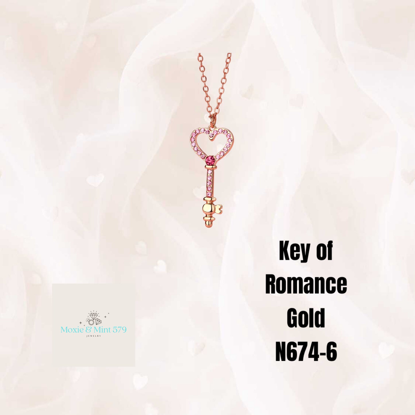 N674-6 Key of Romance Gold
