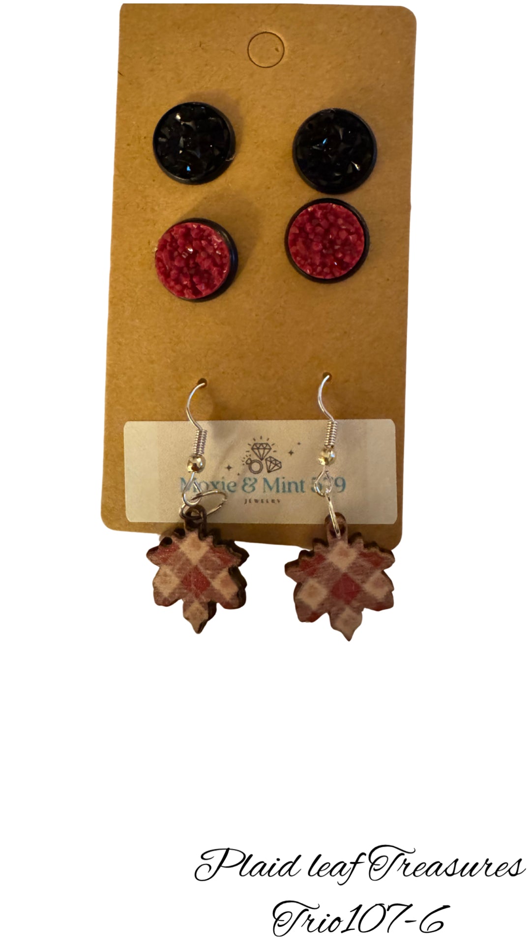 Trio107-6 Plaid Leaf Treasure