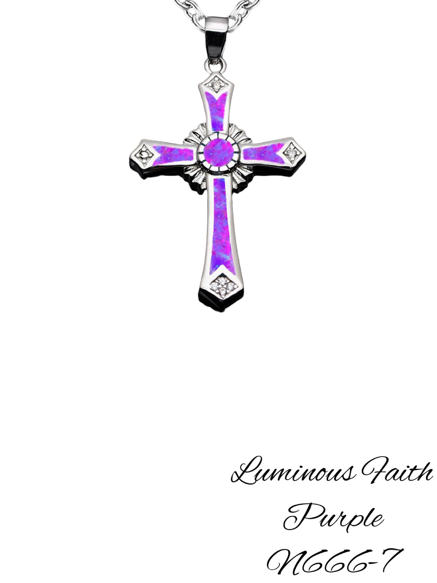 N666-7 Luminous Faith Purple