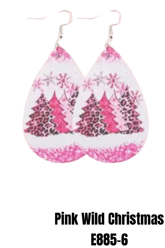 E885-6 Pink Wild Christmas