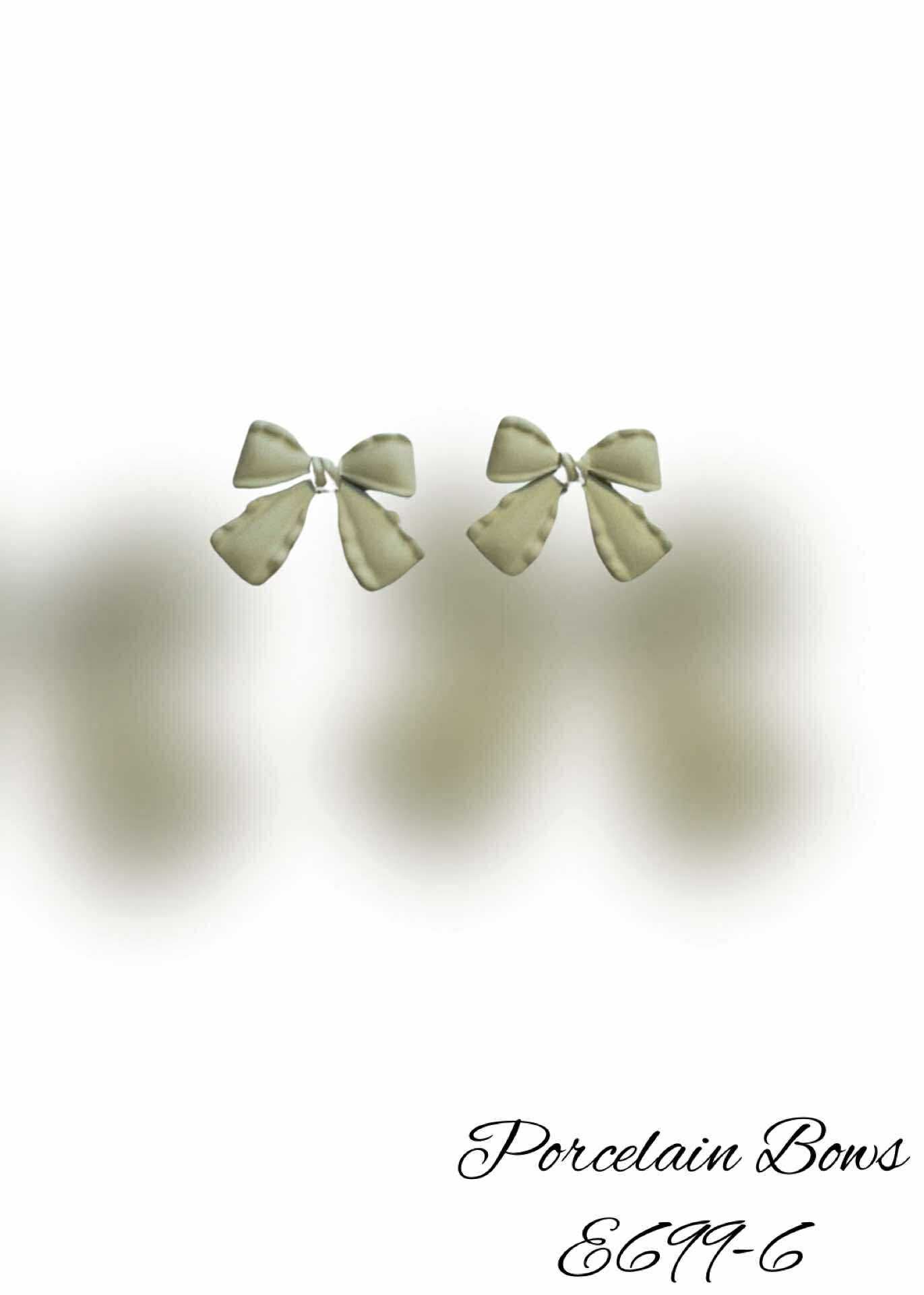 E699-6 Porcelain Bows