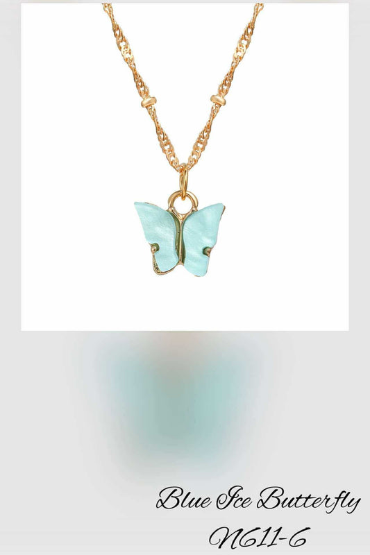 N611-6 Blue Ice Butterfly