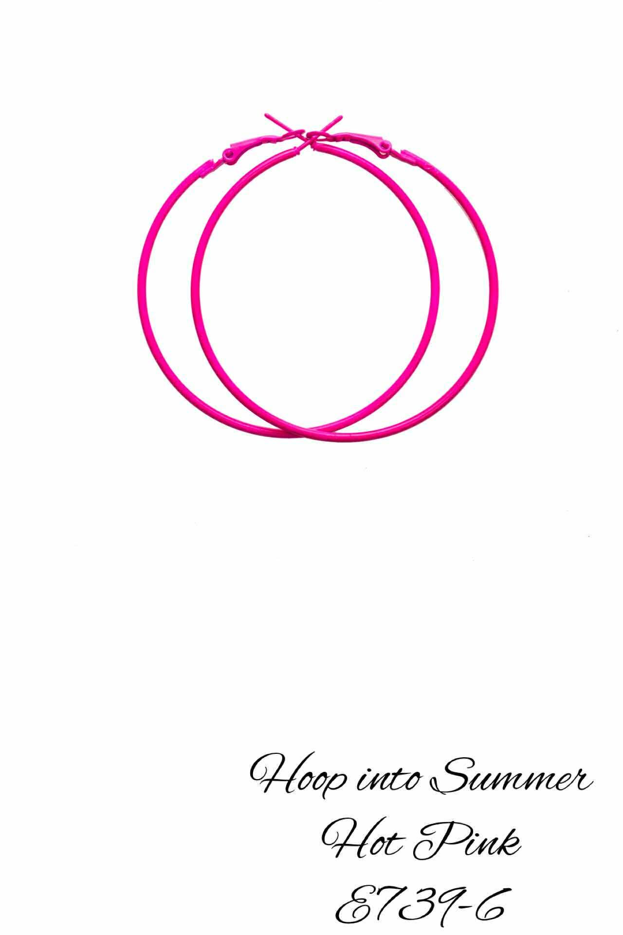 E739-6 Hoop into Summer Pink