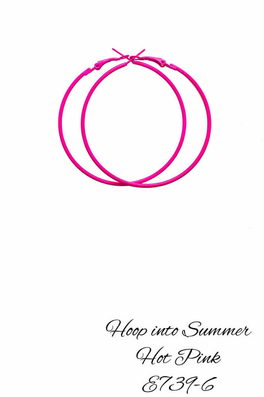 E739-6 Hoop into Summer Pink
