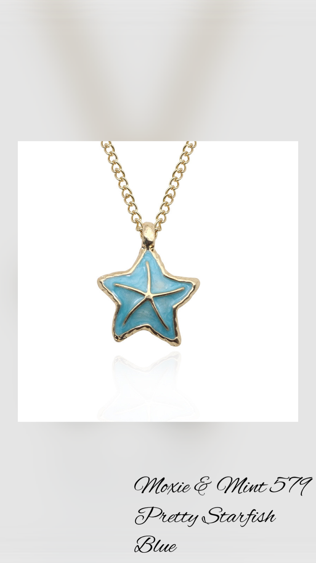 N561-5 Pretty Starfish Blue