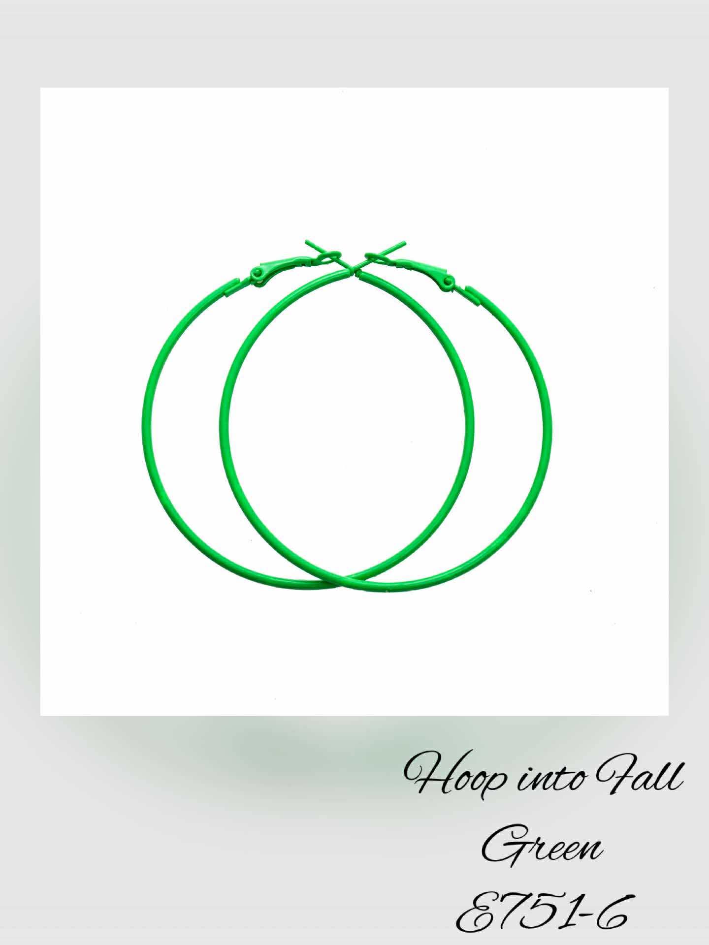 E751-6 Hoop into Fall Green